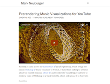 Tablet Screenshot of markneuburger.com